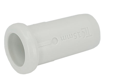 Plumbright 15mm Tube Pipe Support White plastic