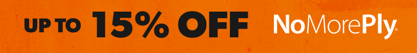 Up to 15% off No More Ply