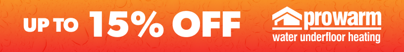 Up to 15% off Water Underfloor Heating