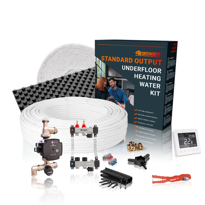 ProWarm™ Water Underfloor Heating Standard Output Kit & ProCrate