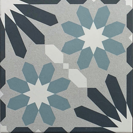 Gabriella Patterned Glazed Ceramic Wall & Floor Tile 250mm X 250mm X 8.7mm - Pack Of 16 - Covers 1m2