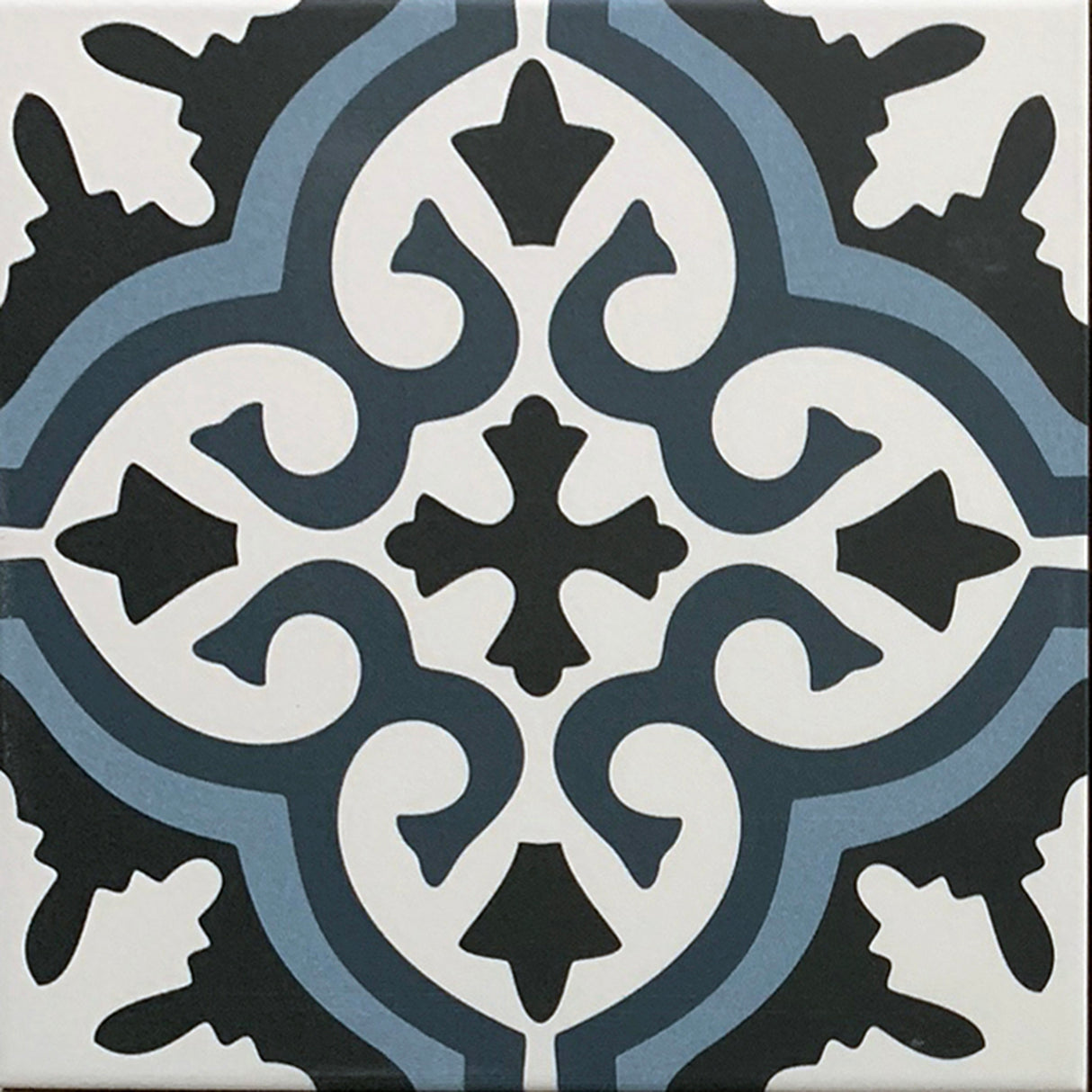 Melody Patterned Glazed Ceramic Wall & Floor Tile 250mm X 250mm X 8.7mm - Pack Of 16 - Covers 1m2