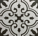 Georgia Patterned Glazed Ceramic Wall & Floor Tile 250mm X 250mm X 8.7mm - Pack Of 16 - Covers 1m2