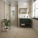 Verona Ledston Beige Matt Porcelain Wall & Floor Tile 600mm X 600mm X 9.5mm - Pack Of 3 - Covers 1.08m2