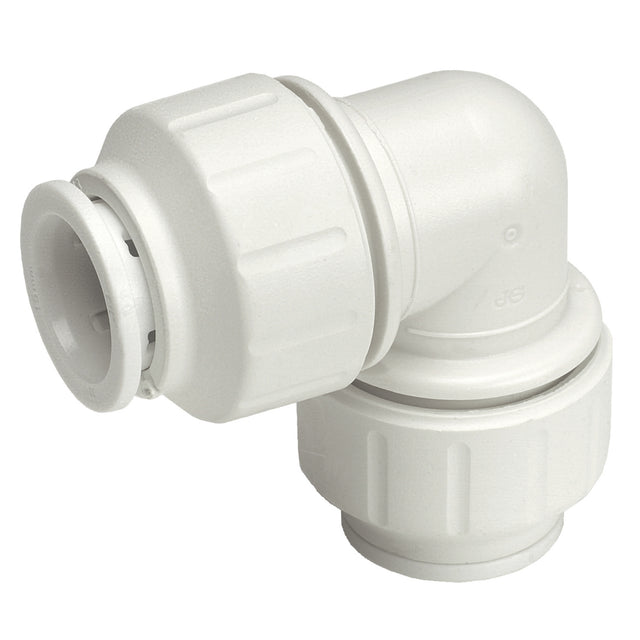JG Speedfit Elbow Pushfit 15mm White PEM0315W-L Pack of 10