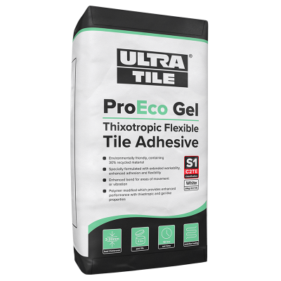 UltraTile ProEco Gel Thixotropic Flexible Tile Adhesive - Pallet of 54 Bags
