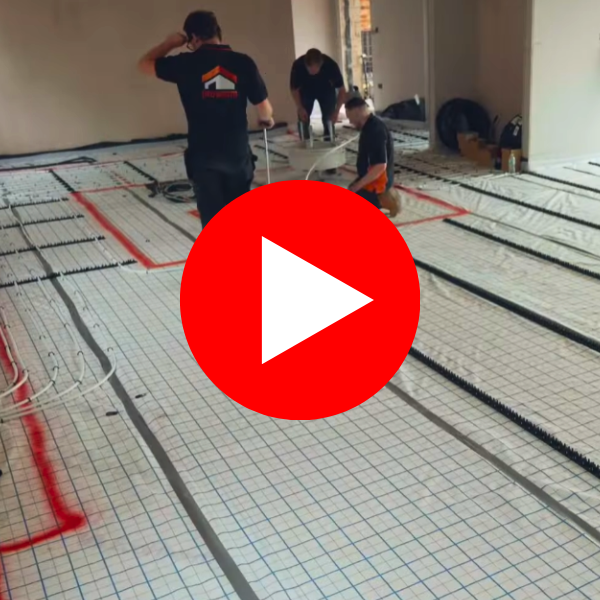 ProWarm Water Underfloor Heating Installation Video - Clip Rail Method