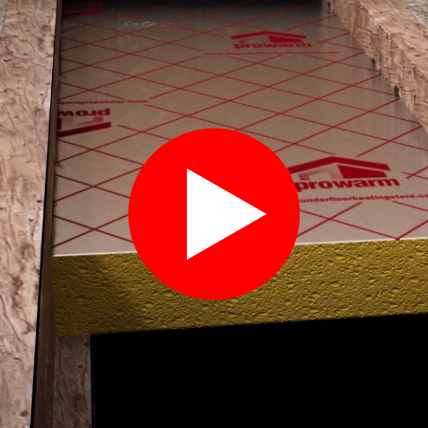 ProWarm Water Underfloor Heating Installation Video - Dry Sand & Cement Method
