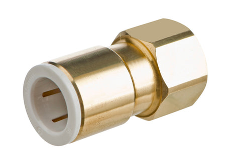 Plumbright 15mm x 1/2" BSP Brass Female Adaptor DZR