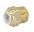 Plumbright 10mm x 1/2" BSP Brass Male Connector DZR