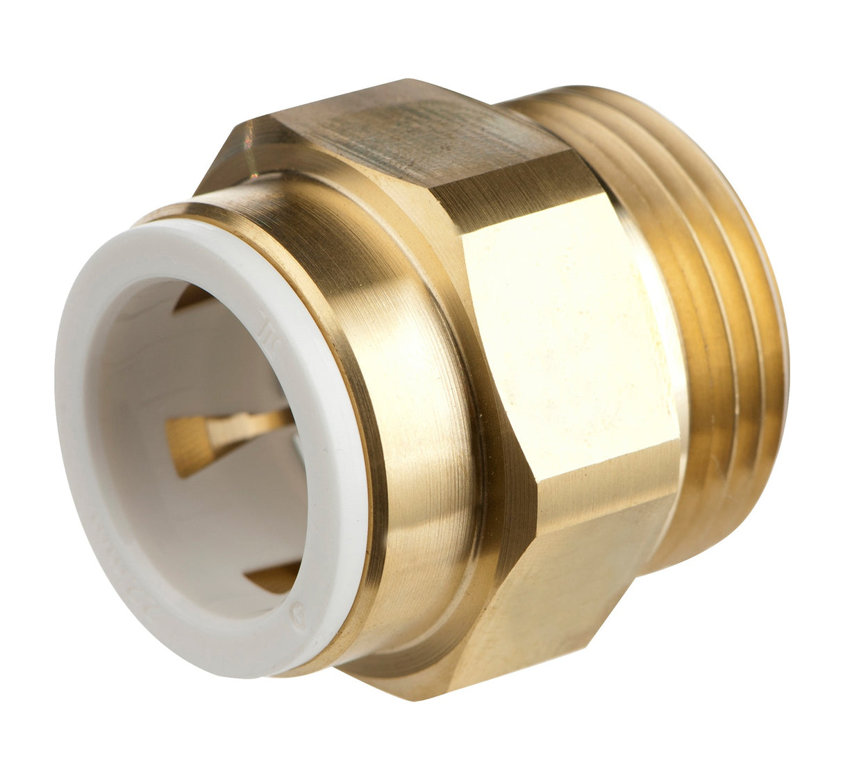 Plumbright 22mm x 1" BSP Brass Male Cylinder Connector DZR