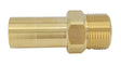 Plumbright 22mm x 3/4" BSP Brass Male Stem Adaptor DZR