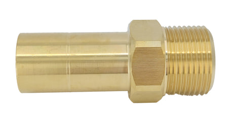 Plumbright 22mm x 3/4" BSP Brass Male Stem Adaptor DZR