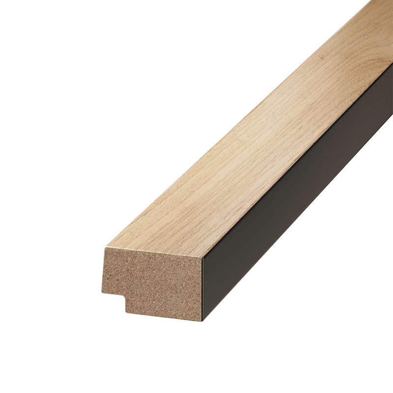 ProWarm Slatted Wood Wall Panel End Cap (Grooved)