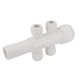 Plumbright 4 Port Manifold 22 x 10mm White White plastic
