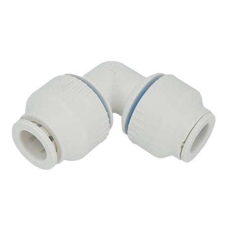 Plumbright 10mm Equal Elbow White plastic