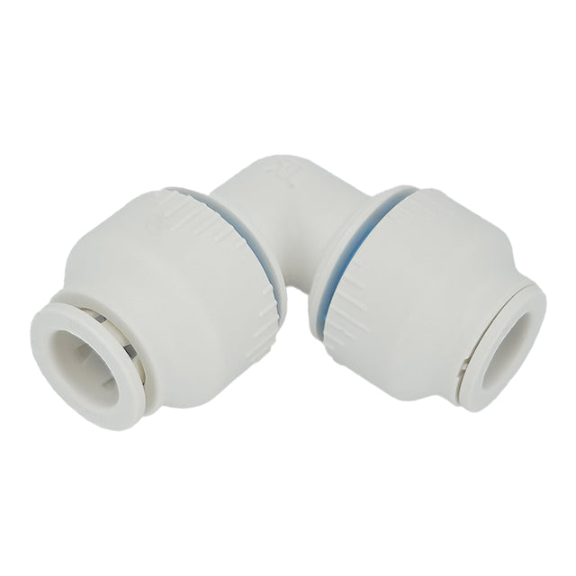 Plumbright 10mm Equal Elbow White plastic