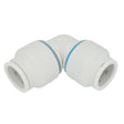 Plumbright 22mm Equal Elbow White plastic