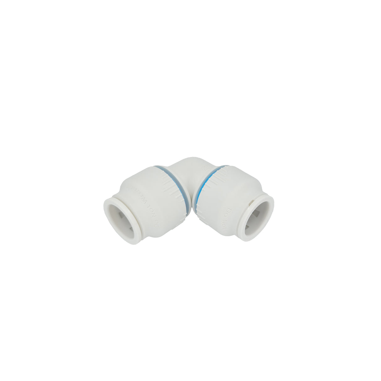 Plumbright White Plastic Push-Fit 22mm Equal Elbow 5 Pack