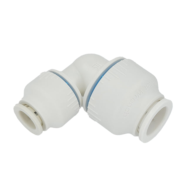 Plumbright 15mm x 10mm Elbow Reducer White plastic