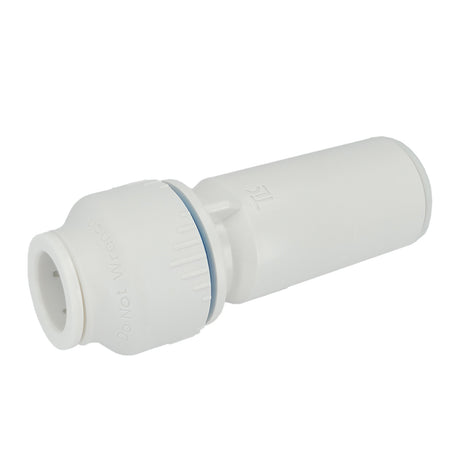 Plumbright 15 x 28mm Stem Coupler Reducer White plastic