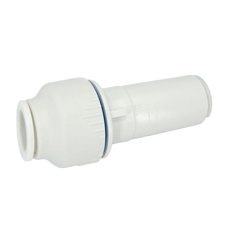 Plumbright 15 x 22mm Stem Coupler Reducer White plastic