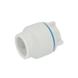 Plumbright 22mm Stop End White plastic