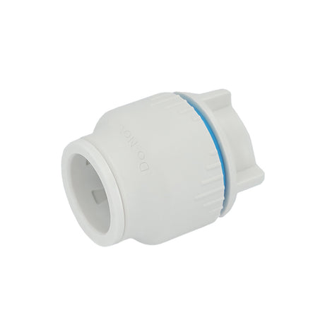 Plumbright 22mm Stop End White plastic