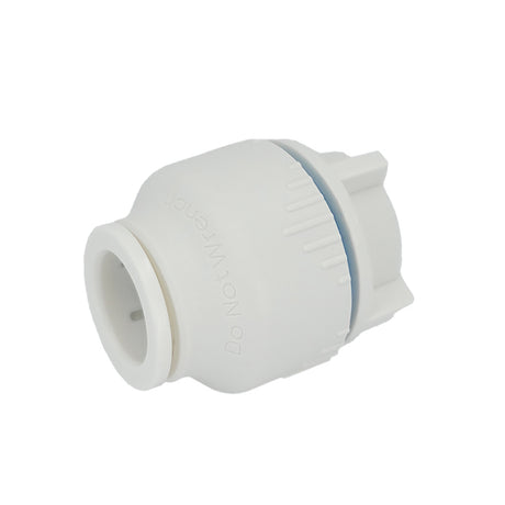 Plumbright 15mm Stop End White plastic