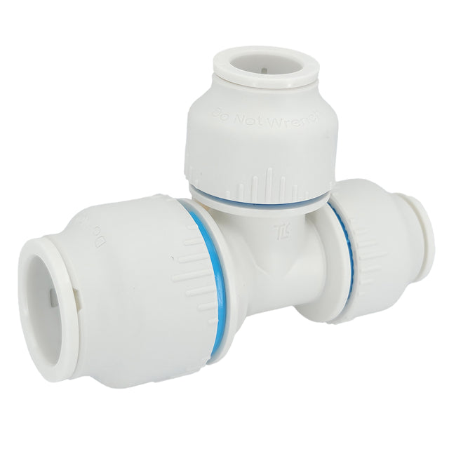 Plumbright 22 x 15 x 15mm Reducing Tee White plastic