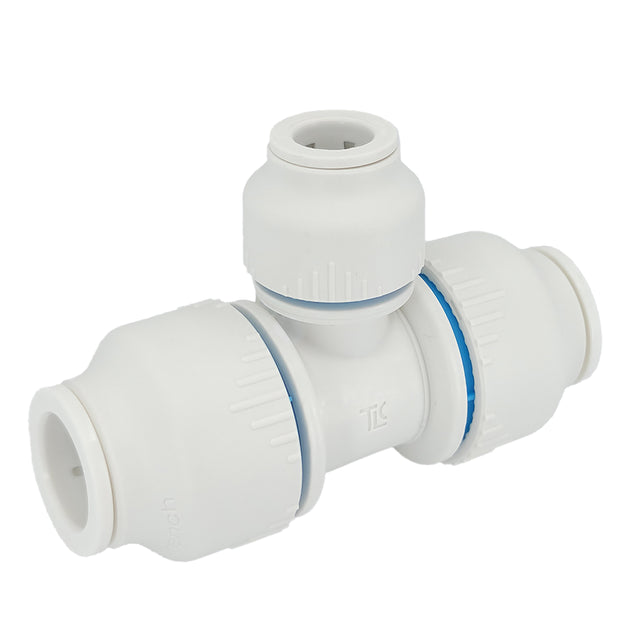 Plumbright 15 x 15 x 10mm Reducing Tee White plastic