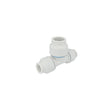 Plumbright 15 x 15 x 22mm Reducing Tee White plastic