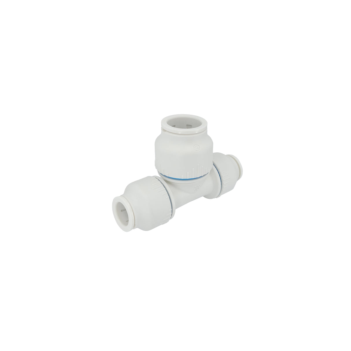 Plumbright 15 x 15 x 22mm Reducing Tee White plastic