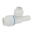 Plumbright 22 x 22 x 15mm Tube Tee Union White plastic