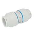 Plumbright 22mm Straight Coupler White plastic