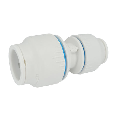 Plumbright 22 x 15mm Reducing Straight Coupler White plastic