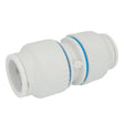 Plumbright 15mm Straight Coupler White plastic