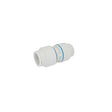 Plumbright White Plastic Push-Fit 15mm Straight Coupler 10 Pack