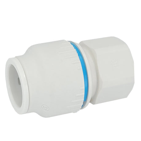 Plumbright 22mm x 3/4" BSP Female Adaptor White plastic