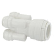 Plumbright 22mm x 10mm 4 -Way Manifold White plastic