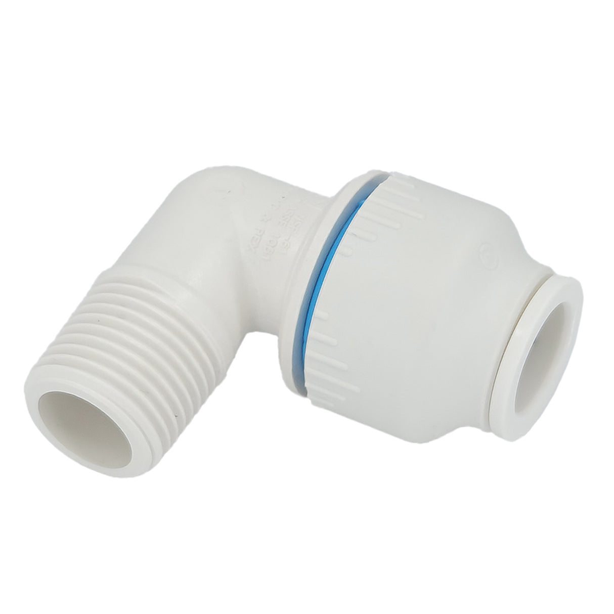 Plumbright 15mm x 1/2" BSPT Male Elbow White plastic
