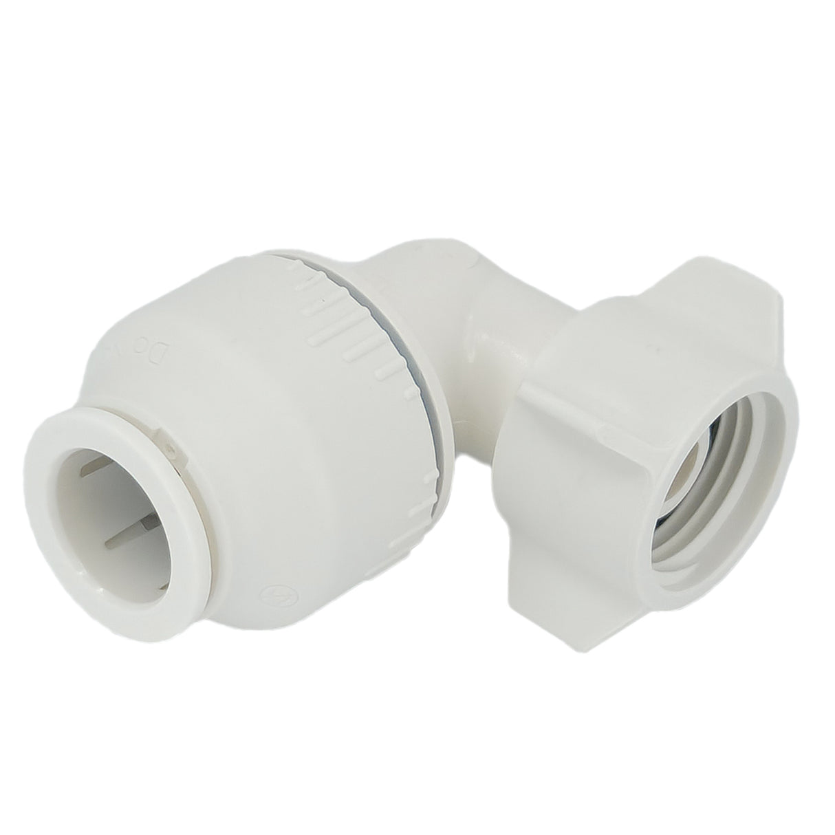 Plumbright 15mm x 1/2" BSP Tap Swivel Elbow Union White plastic