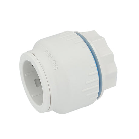 Plumbright 28mm Stop End White plastic