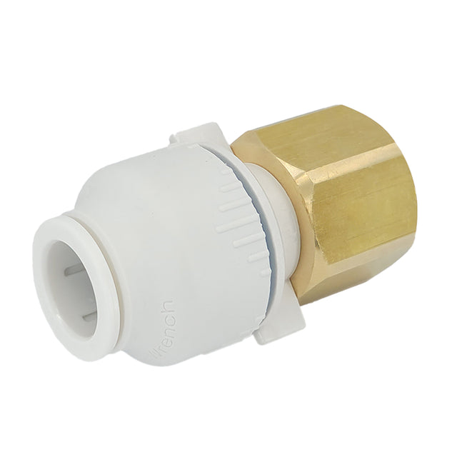 Plumbright 15mm x 3/4" BSP Tap Swivel Union Connector Brass Nut