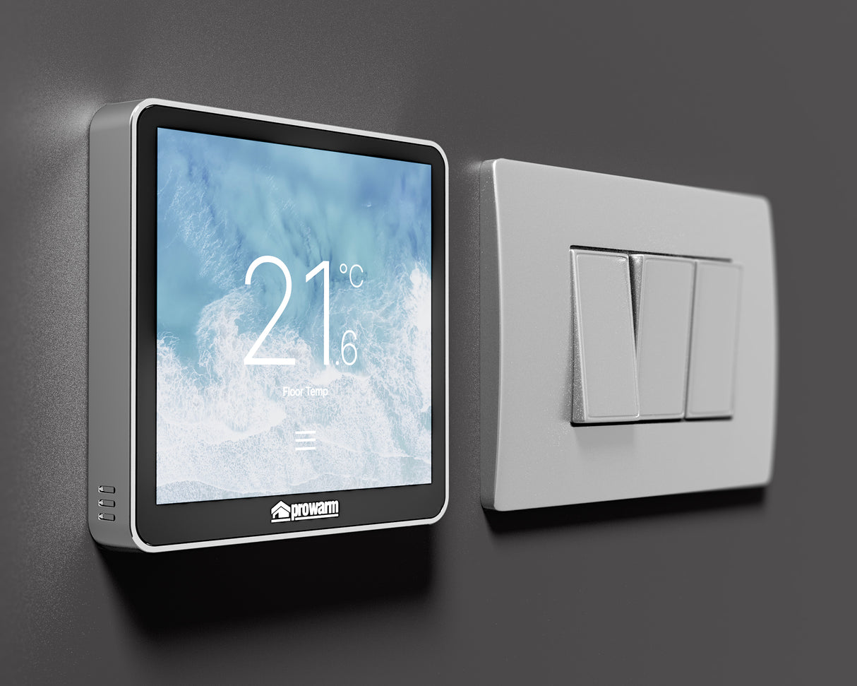 ProWarm Touch IQ ST Series - Black Touchscreen Thermostat