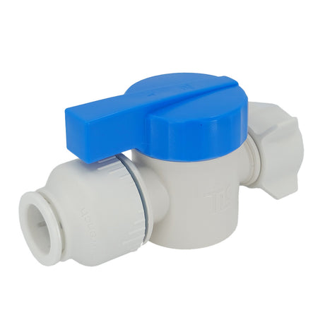 Plumbright Service Tap Valve 15mm x 1/2" White White plastic