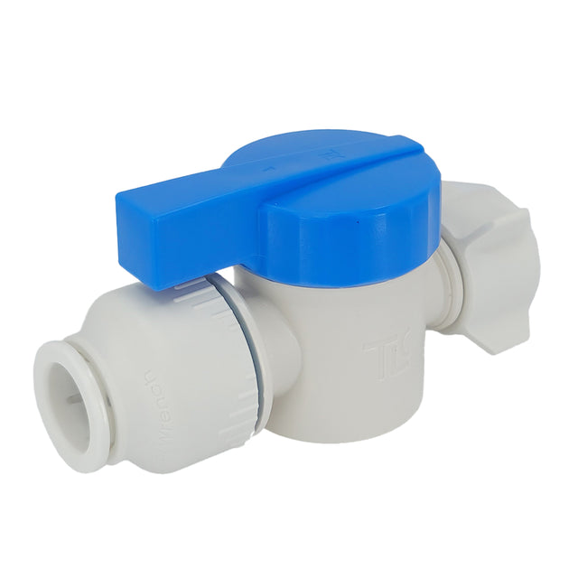 Plumbright Service Tap Valve 15mm x 1/2" White White plastic