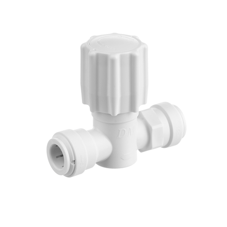 Plumbright Stop Cock 15mm White White plastic