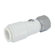 Plumbright Service Valve 15mm x 1/2" White White plastic