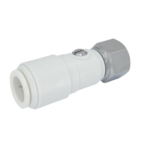 Plumbright Service Valve 15mm x 1/2" White White plastic